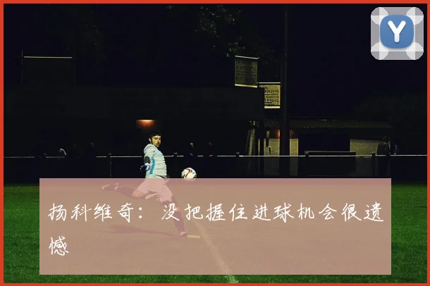 扬科维奇：没把握住进球机会很遗憾